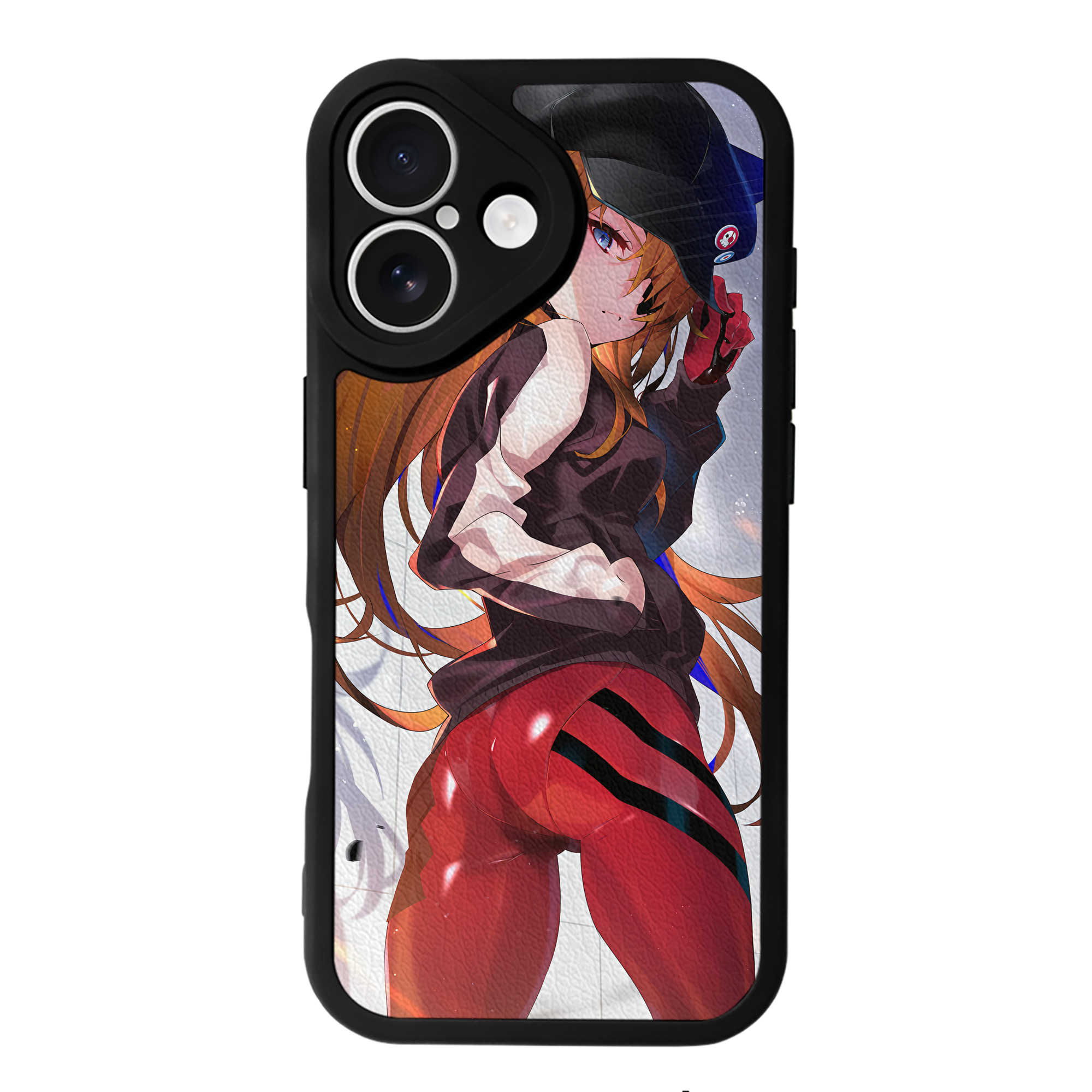 （画像用） EVA 新世紀エヴァンゲリオン 【iPhone 16シリーズ対応】シリコンスマホケース（レザー調） 材質：シリコン